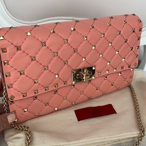 Auth Valentino Garavani Rockstud Spike crossbody